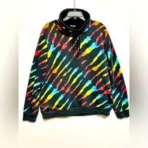 Victoria's Secret Multicolor cowl  neck fleece lined top